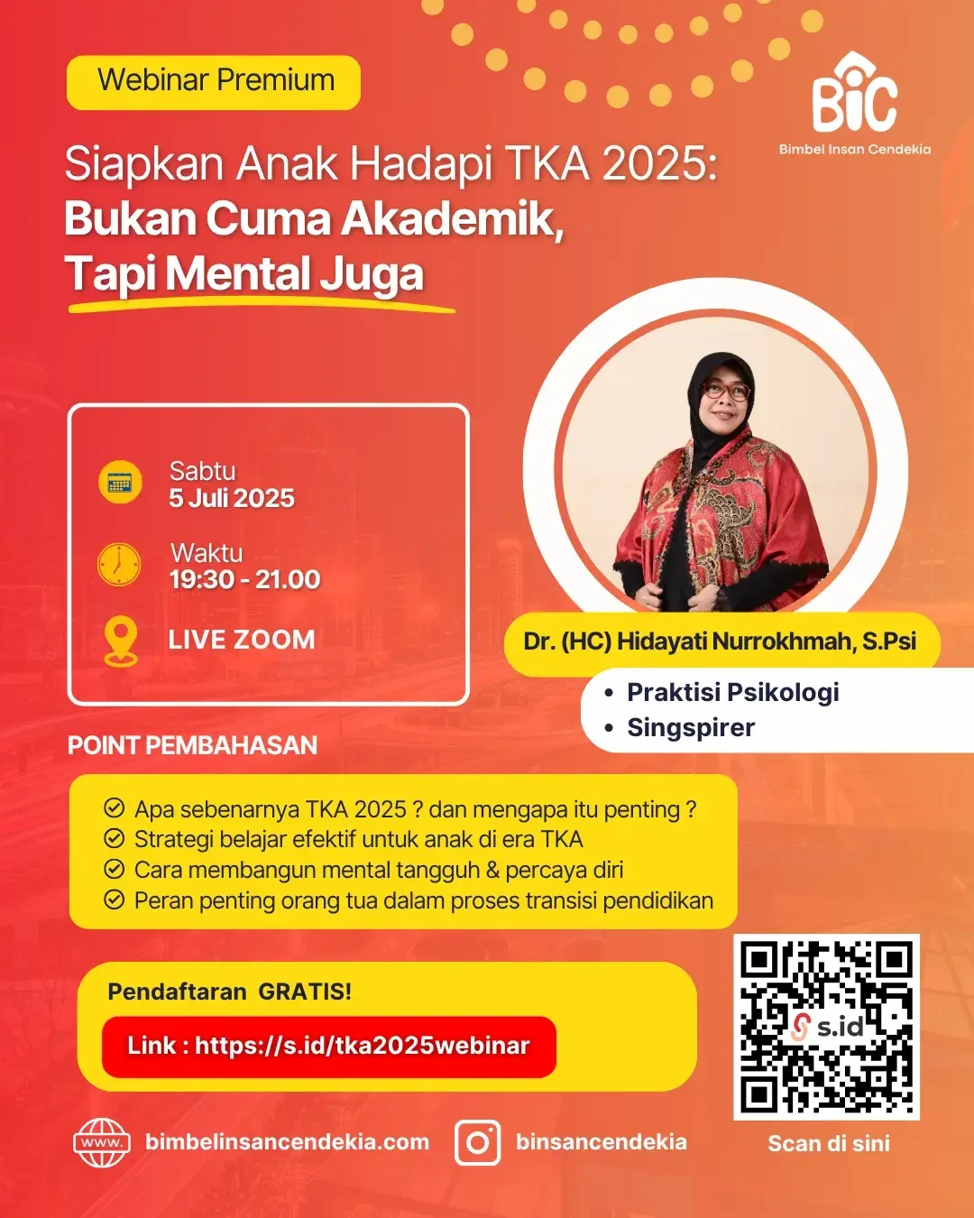 Webinar 5 Juli Bimbel Insan Cendekia