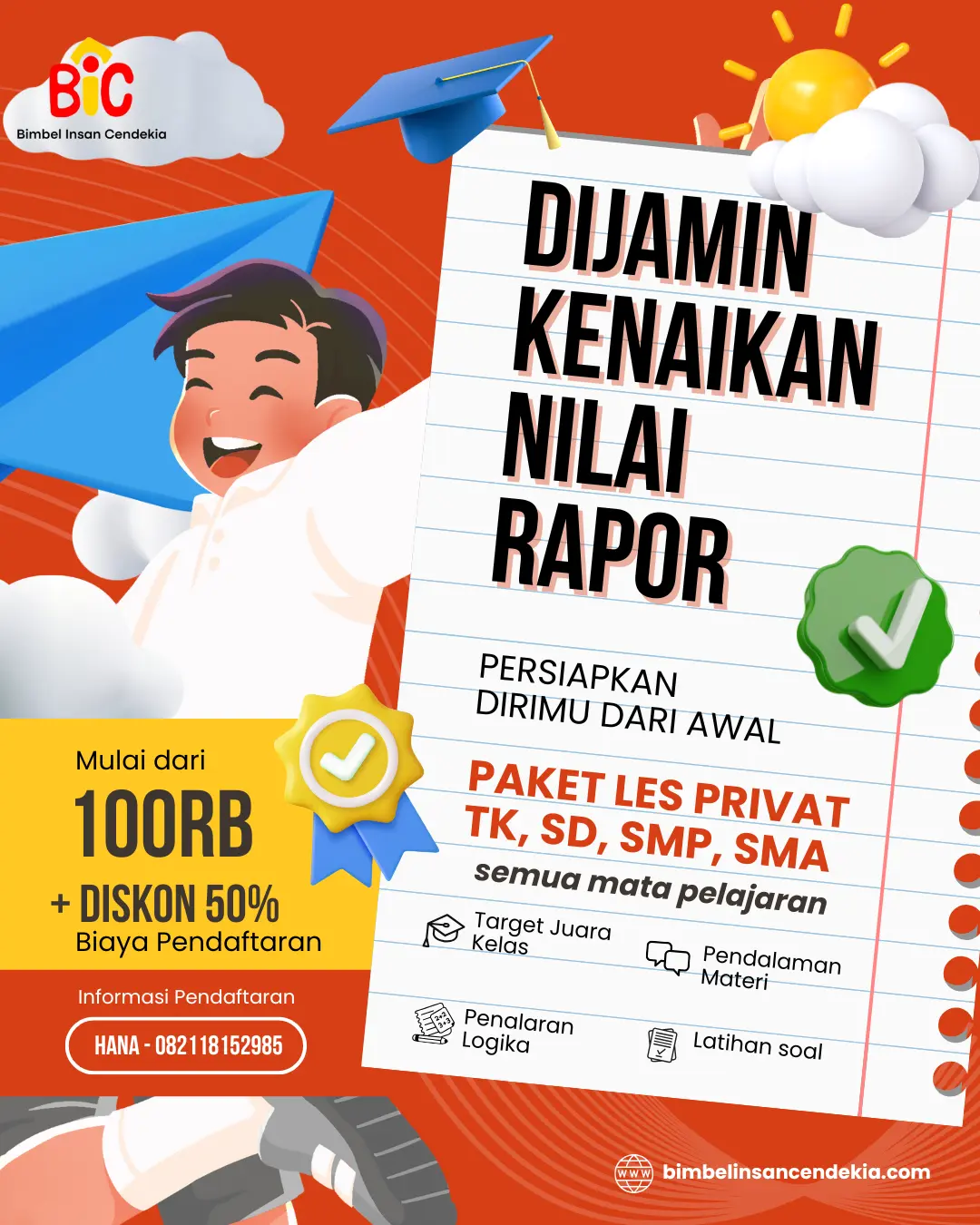 Dijamin Kenaikan Nilai Rapor