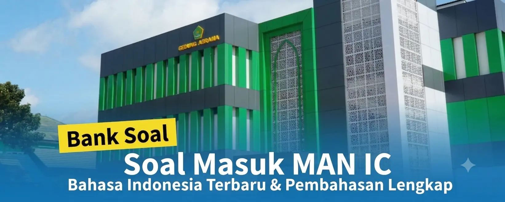 Contoh Soal MAN IC Bahasa Indonesia dan Pembahasan Lengkap
