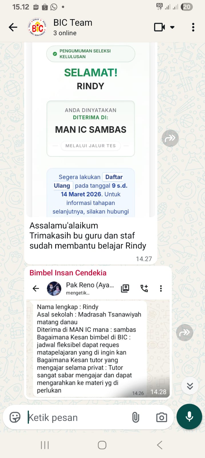 Testimoni Rindy